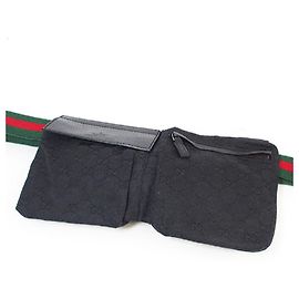 Gucci GG Canvas Gürteltasche  (Männer) Schwarz