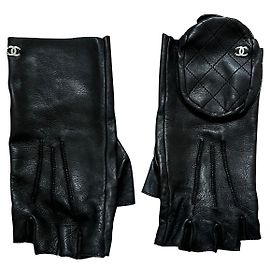 Chanel Handschuhe Schwarz