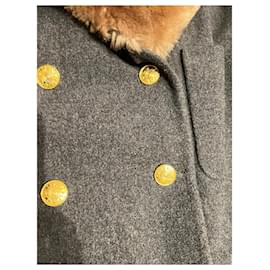 Chanel-Coats, Outerwear-Grey
