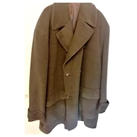 Kenzo-Men Coats Outerwear-Light brown