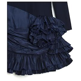 Christian Dior-HAUTE COUTURE NAVY FR40-Navy blue