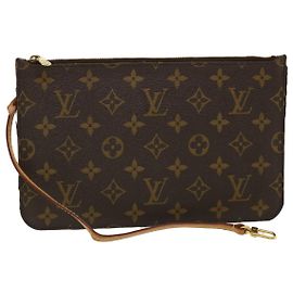 LOUIS VUITTON Monogram Neverfull MM Accessory Pouch LV Auth 31675 Other