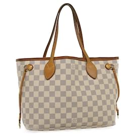 Louis Vuitton-LOUIS VUITTON Damier Azur Neverfull PM Tote Bag N41362 LV Auth ac687-Other