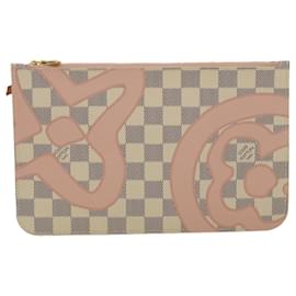 Louis Vuitton-Bolsa LOUIS VUITTON Damier Azur Tahiti Neverfull MM LV Auth am3120-Outro