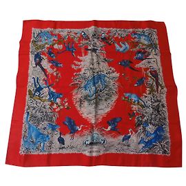 Sciarpa in seta Hermès Equateur wash multicolore Multicolore