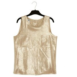 Chanel 00C GOLDENE SEIDE LUREX EN36/38 Golden