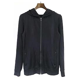 Prada-*PRADA zip-up hoodie black S men's-Black