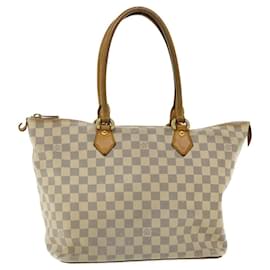 Louis Vuitton-LOUIS VUITTON Damier Azur Saleya MM Tote Bag N51185 LV Auth rz100-Other