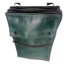 Bolsa de ombro / bolsa de ombro LONGCHAMP produto original de couro verde e preto Preto