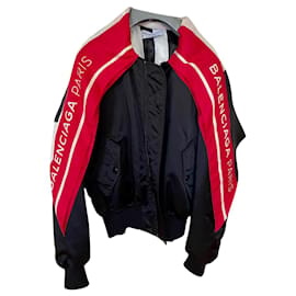 Balenciaga Oversized Jacket Black Polyester Black