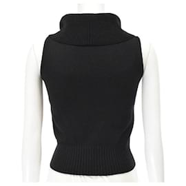 Fendi-Fendi Sleeveless Knitwear-Black