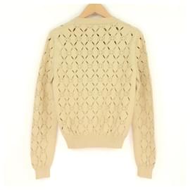 Fendi-Fendi Long Sleeve & Inner Knitwear-Beige