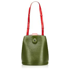 Louis Vuitton-Louis Vuitton Red Epi Cluny -Red