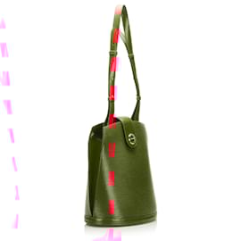 Louis Vuitton-Louis Vuitton Red Epi Cluny -Red