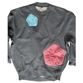 Top de algodão cinza Acne Studios Tamanho S Cinza