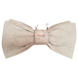 Alexis Mabille Fliege Clutch Grau Baumwolle Grau