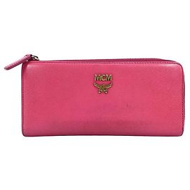 MCM LEDER GELDBÖRSE PINK LARGE Pink