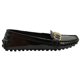 Louis Vuitton-Louis Vuitton Black Oxford Loafers-Black