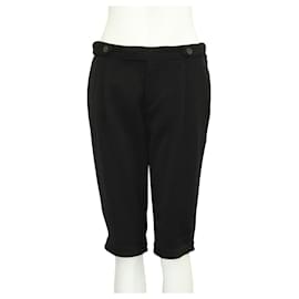Miu Miu-Black Capri Shorts-Black