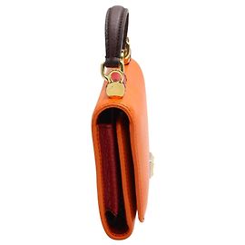 Dolce & Gabbana Cartera con cadena naranja Miss Sicily Naranja