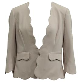 Ted Baker Pastel Pink Scallop Edge Jacket Pink