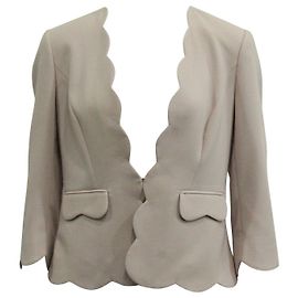 Ted Baker Veste rose pastel à bords festonnés Rose