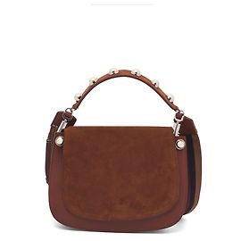 Sac Carven "Germain" Marron Beige