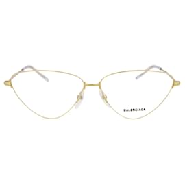 Balenciaga-Armações Ópticas de Metal Balenciaga Cat-Eye Frame-Dourado,Metálico