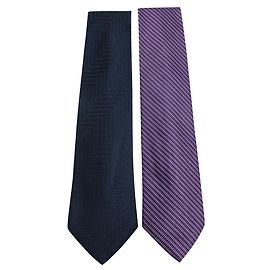 Valentino Krawattenset: Navy Blue & Purple Pattern Andere