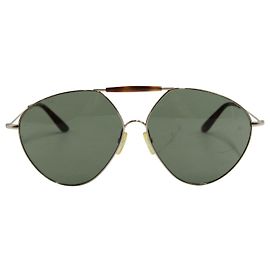 Valentino Gafas de sol de aviador verde degradado Verde