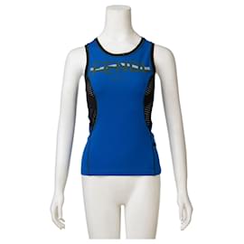 Fendi-FF Logo Sports Tank-Blue