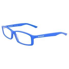 Balenciaga-Balenciaga Square-Frame Acetate Optical Frames-Blue