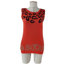 Autre Marque ELEGANCE PARIS Stricktop aus Wolle Mehrfarben