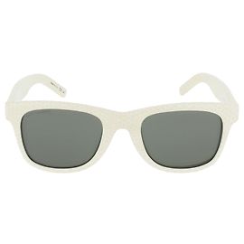 Saint Laurent Square-Frame Acetate Sunglasses White Cream