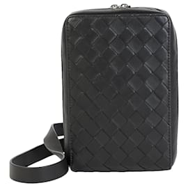 Bottega Veneta-Bottega Veneta Intrecciato Rectangle Crossbody-Multiple colors