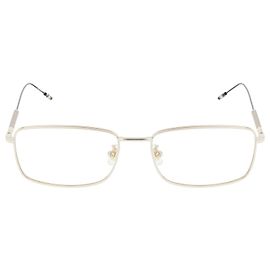 Montblanc Square-Frame Metal Optical Frames Golden