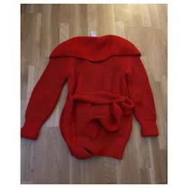 Sonia Rykiel-Tricots-Rouge,Corail