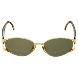 Fendi-FENDI Sunglasses Brown Auth am3184-Brown