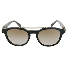 Brioni Square-Frame Sunglasses Black