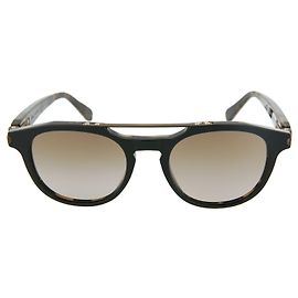 Occhiali da sole squadrati Brioni Nero