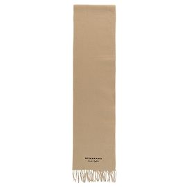 Bestickter Kaschmir-Fleece-Schal von Burberry Beige