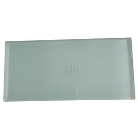 Hermès Tablett aus Methacrylat weiß Weiß