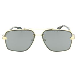 Alexander Mcqueen Square-Frame Sunglasses Golden