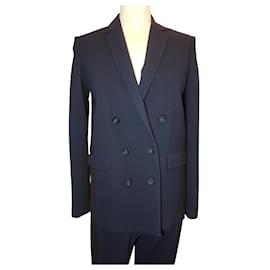 The Kooples-THE KOOPLES TROUSERS SUIT SIZE 38-Black,Navy blue