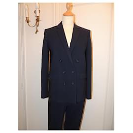 The Kooples-THE KOOPLES TROUSERS SUIT SIZE 38-Black,Navy blue