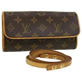 Louis Vuitton-LOUIS VUITTON Pochette con monogramma Twin PM Borsa a spalla M51854 LV Auth hs1456-Monogramma