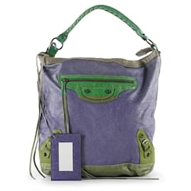 Balenciaga-Balenciaga Multicolor Leather Motocross Day Shoulder Bag-Multiple colors