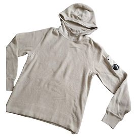 Jersey CP Company Beige de Algodón con Capucha Beige