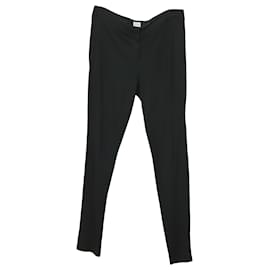 Armani-Pantalon à jambe droite Armani en polyester noir-Noir