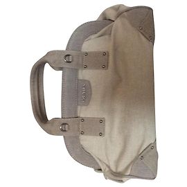 Prada Doctor handbag grey leather Grey